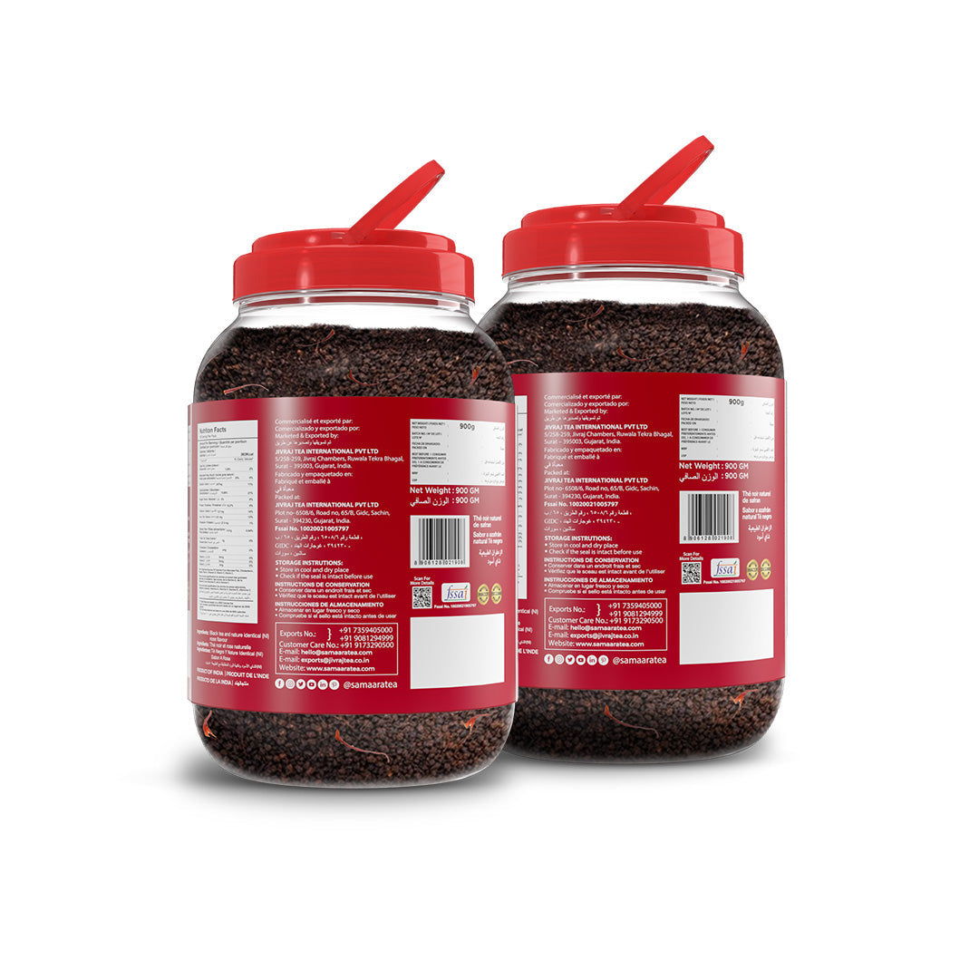 Samaara Gulabo Rose Black Tea Jar Pack of 2