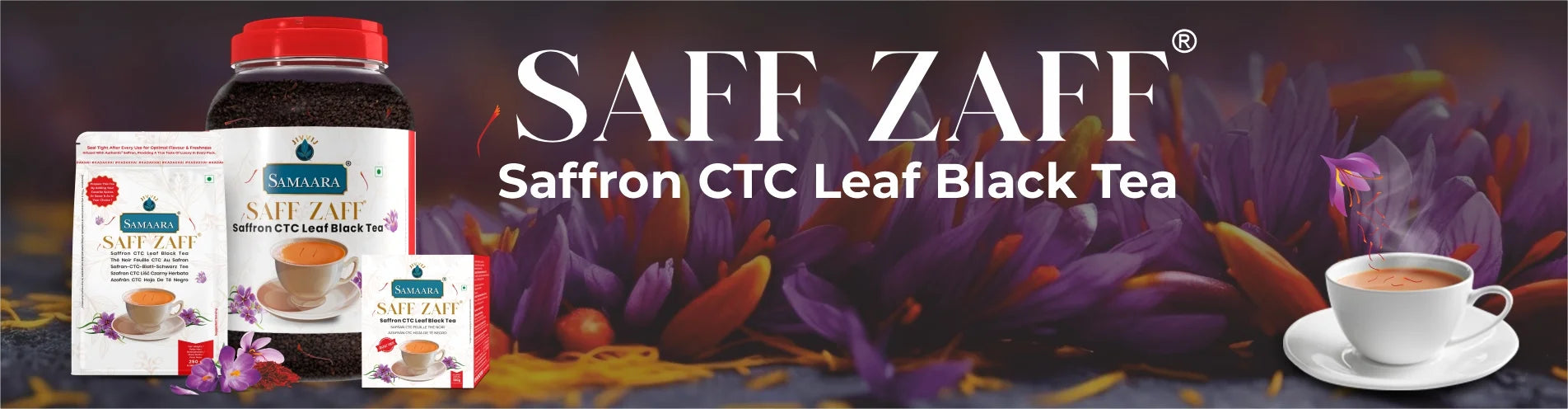 Samaara Saff Zaff Saffron Black Tea