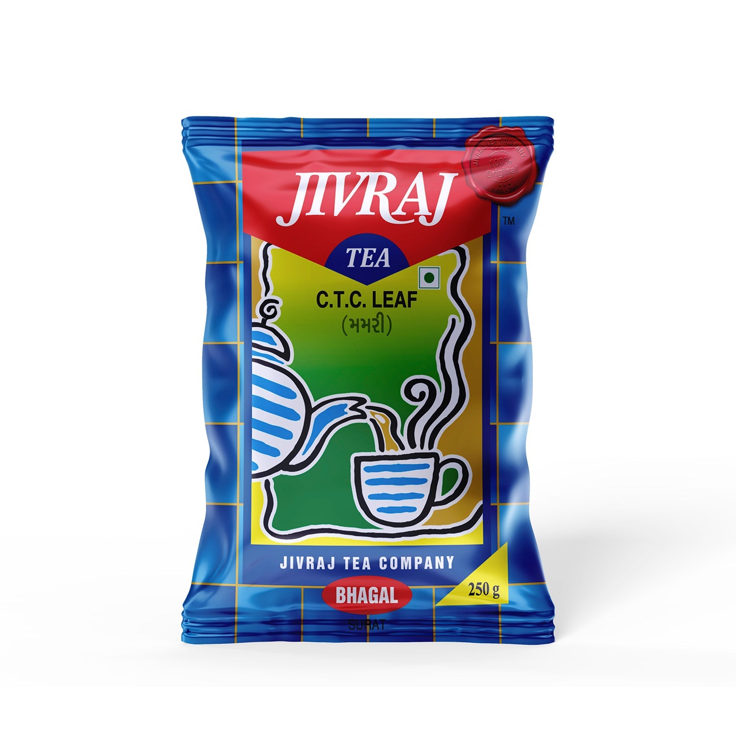 Jivraj Ctc Leaf Tea 1 KG Pouch