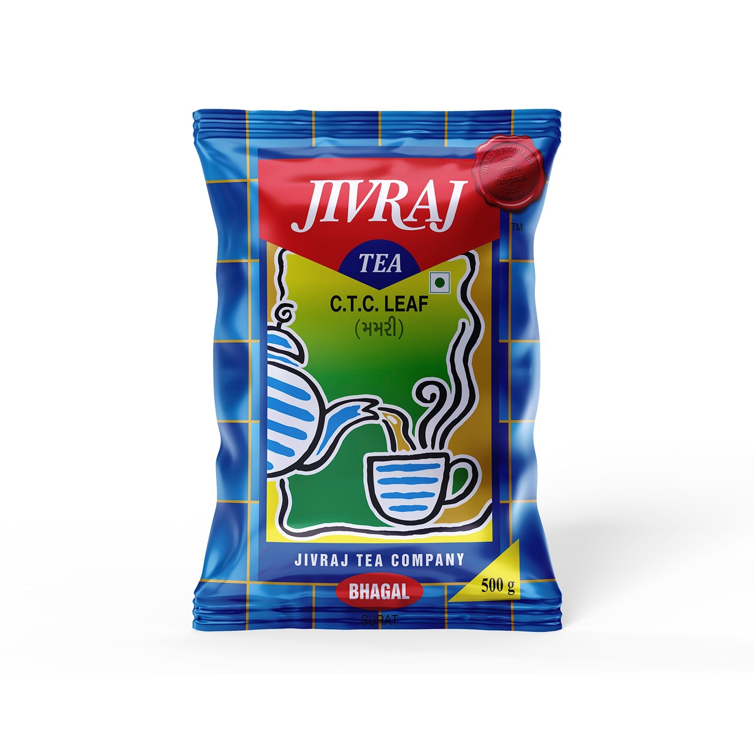 Jivraj Ctc Leaf Tea 1 KG Pouch