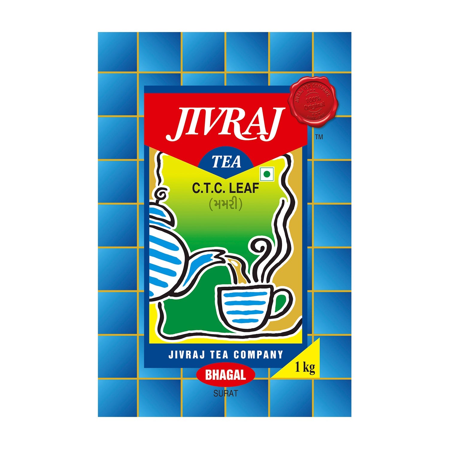 Jivraj Ctc Leaf Tea 1 KG Pouch