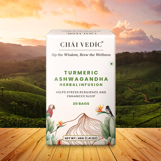 Chai Vedic Turmeric Ashwagandha Herbal Tea