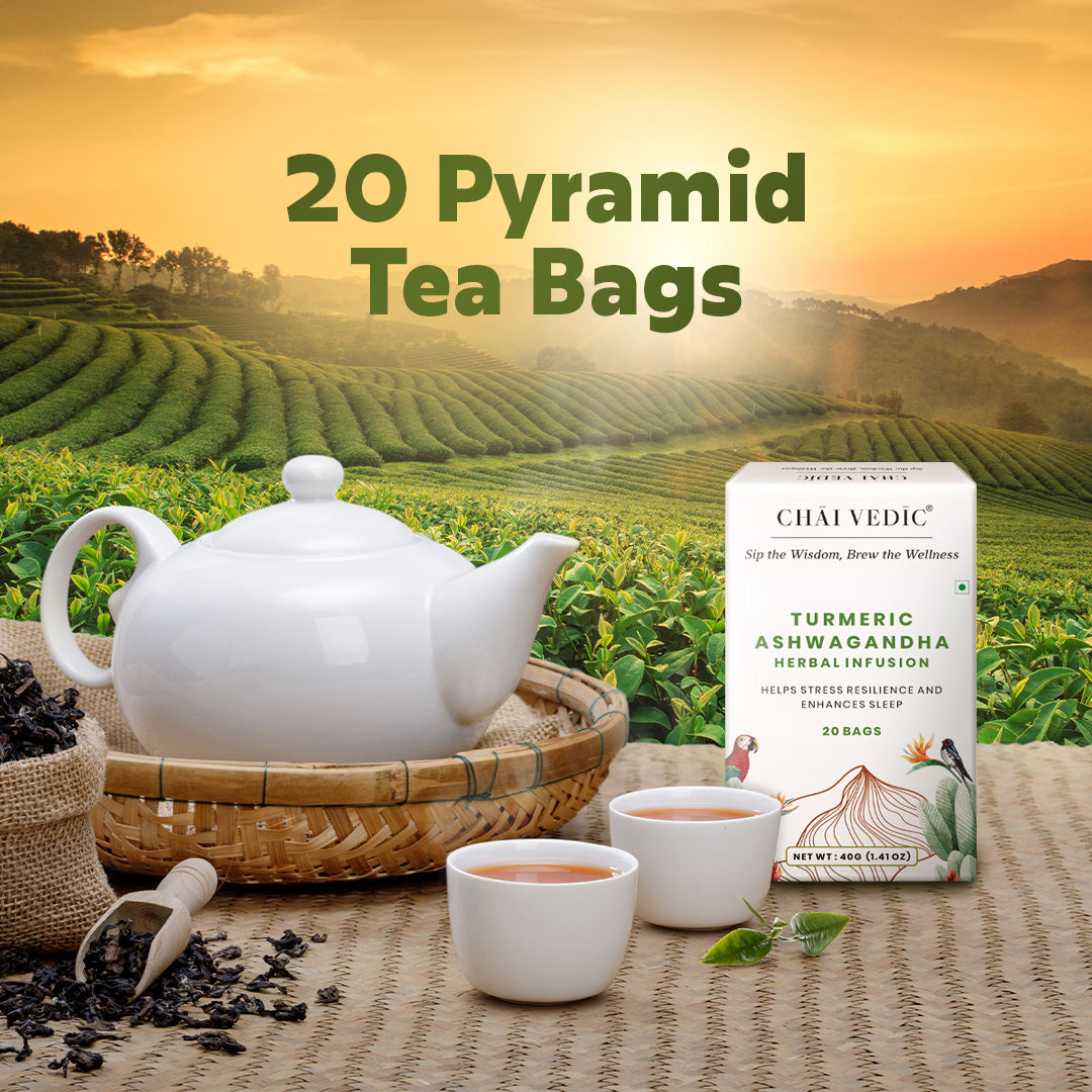 Chai Vedic Turmeric Ashwagandha Herbal Tea