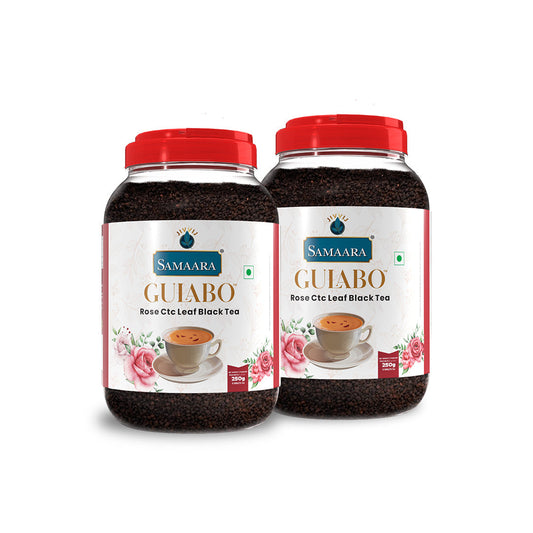 Samaara Gulabo Rose Black Tea Jar Pack of 2
